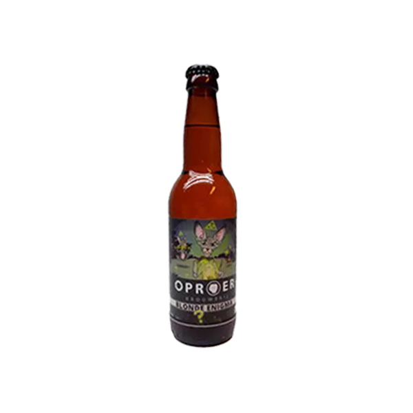 Afbeelding van Blonde Enigma - blik (33cl) | Brouwerij Oproer