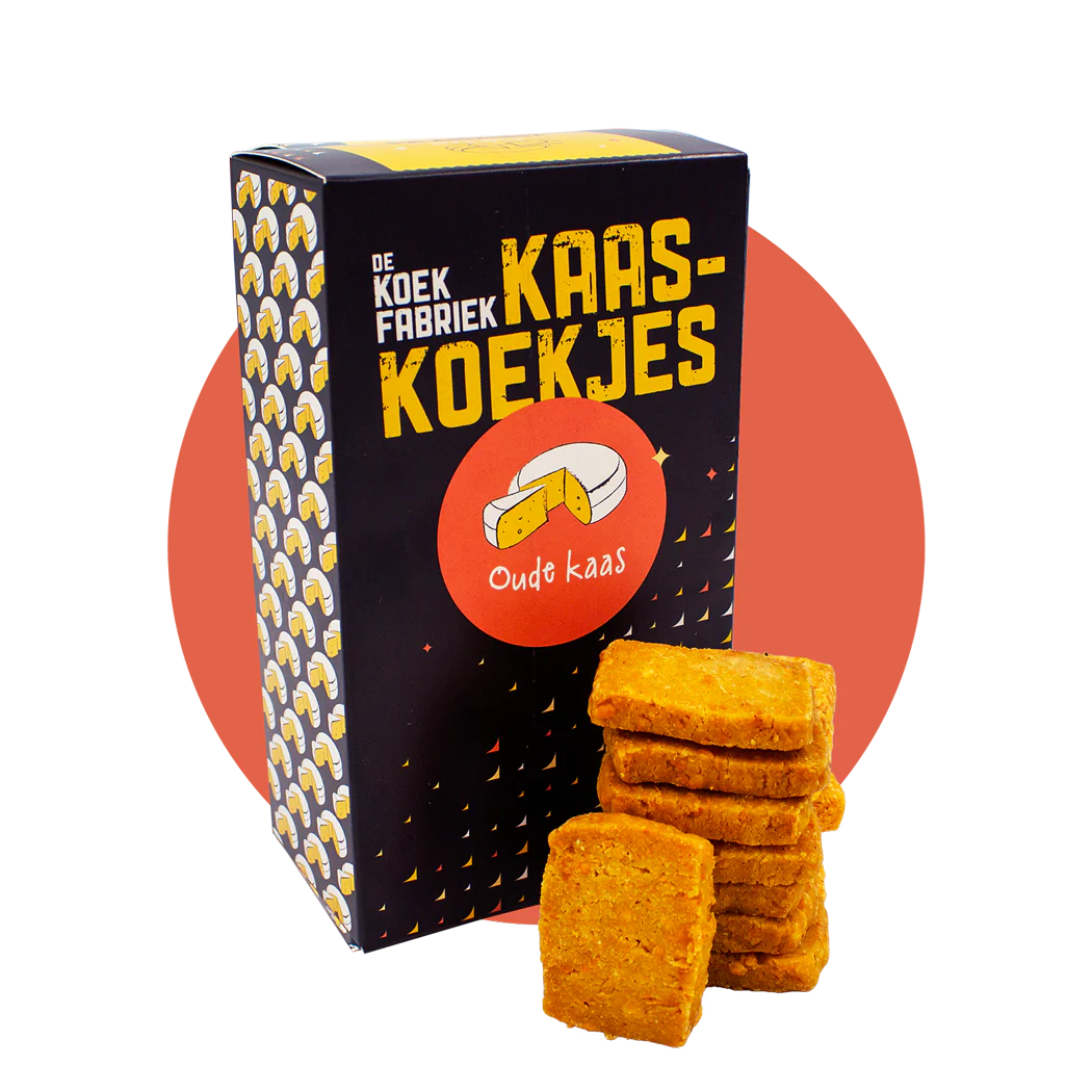 Afbeelding van Kaaskoekjes - oude kaas (100g) | De Koekfabriek
